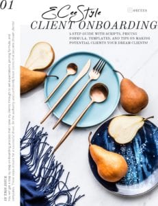 product-styling Client-onboarding-workbook how to onboard new clients scaling your photography business